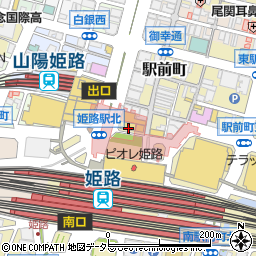豚屋とん一 姫路駅前周辺の地図