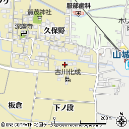 京都府城陽市奈島久保野43周辺の地図