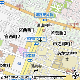 兵庫県姫路市市之郷町1丁目16周辺の地図
