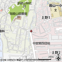 ファミリーマート枚方御殿山店周辺の地図