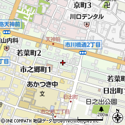 兵庫県姫路市若菜町周辺の地図