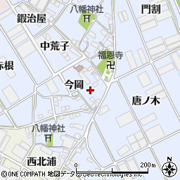 愛知県豊川市二葉町今岡周辺の地図
