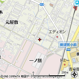 愛知県西尾市吉良町上横須賀五反田19周辺の地図
