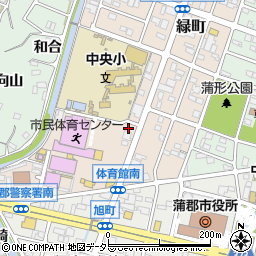 三浦電気株式会社　蒲郡営業所周辺の地図