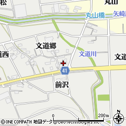 愛知県西尾市吉良町津平文道郷43周辺の地図
