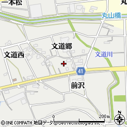 愛知県西尾市吉良町津平文道郷38周辺の地図