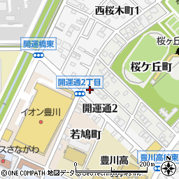 シャルミーユ桜ヶ丘周辺の地図