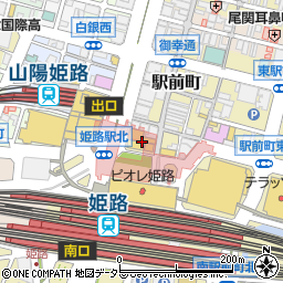 良心的大衆酒場 鶴亀八番 姫路店周辺の地図