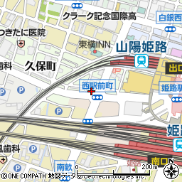 オリックスレンタカー姫路駅前店周辺の地図