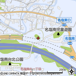 名塩八幡神社周辺の地図