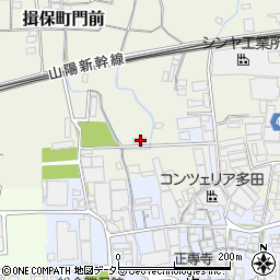 兵庫県たつの市揖保町門前308周辺の地図