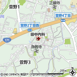 田中内科医院周辺の地図