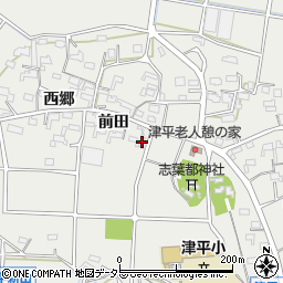 愛知県西尾市吉良町津平前田19周辺の地図