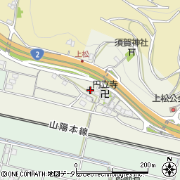 兵庫県相生市若狭野町上松31周辺の地図