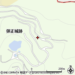 愛知県豊橋市石巻中山町弾正城跡周辺の地図