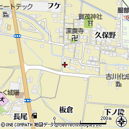 京都府城陽市奈島久保野59周辺の地図