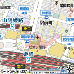 姫路駅北口周辺の地図