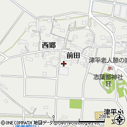 愛知県西尾市吉良町津平前田97周辺の地図