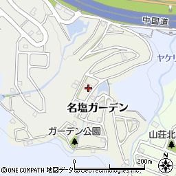 兵庫県西宮市名塩ガーデン6周辺の地図