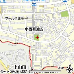 小野原南3号公園周辺の地図