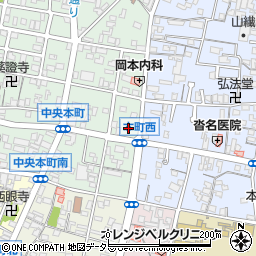 有限会社すゞやふとん店周辺の地図