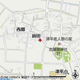 愛知県西尾市吉良町津平前田25周辺の地図