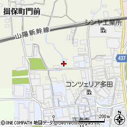 兵庫県たつの市揖保町門前320周辺の地図