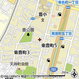 オアシス東豊Ｃ周辺の地図