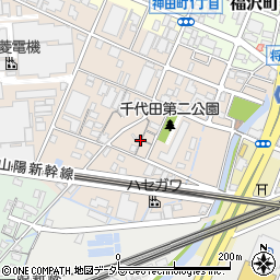 兵庫県姫路市千代田町周辺の地図