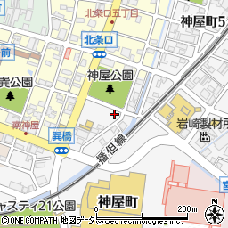 チケパ姫路神屋町第１駐車場周辺の地図