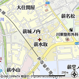 京都府京田辺市薪水取49周辺の地図