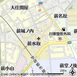 京都府京田辺市薪水取51-9周辺の地図