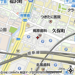 兵庫県姫路市高尾町周辺の地図