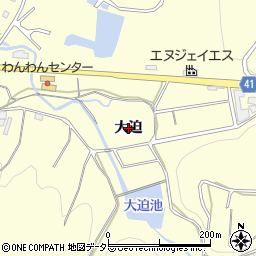 愛知県西尾市吉良町宮迫（大迫）周辺の地図