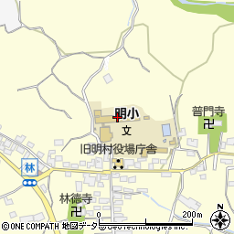 津市立明小学校周辺の地図