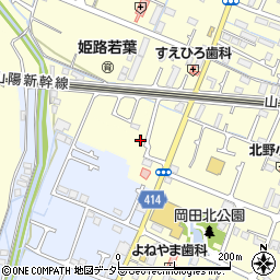 兵庫県姫路市岡田38-7周辺の地図
