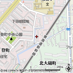 大阪府高槻市登町53周辺の地図