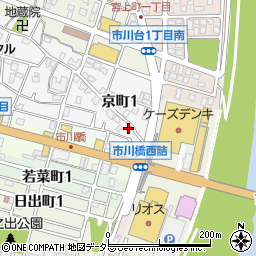兵庫県姫路市京町1丁目34周辺の地図