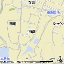 愛知県知多郡武豊町冨貴前畑周辺の地図