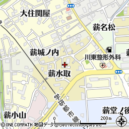 京都府京田辺市薪水取51-10周辺の地図