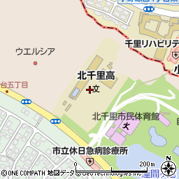 大阪府吹田市藤白台5丁目6周辺の地図