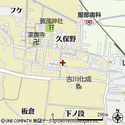 京都府城陽市奈島久保野26周辺の地図