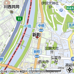 吉川刃物店周辺の地図