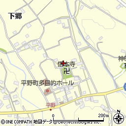 愛知県豊橋市石巻平野町上郷周辺の地図
