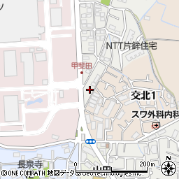 甲斐田公園周辺の地図