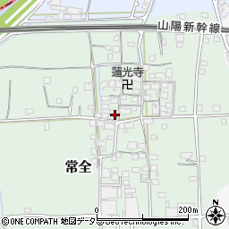 兵庫県揖保郡太子町常全188周辺の地図