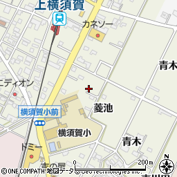 愛知県西尾市吉良町上横須賀菱池26周辺の地図