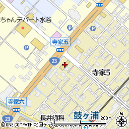 ＨｏｎｄａＣａｒｓ三重北鈴鹿寺家店周辺の地図