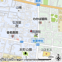 愛知県蒲郡市本町（東）周辺の地図