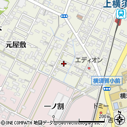 愛知県西尾市吉良町上横須賀五反田21周辺の地図